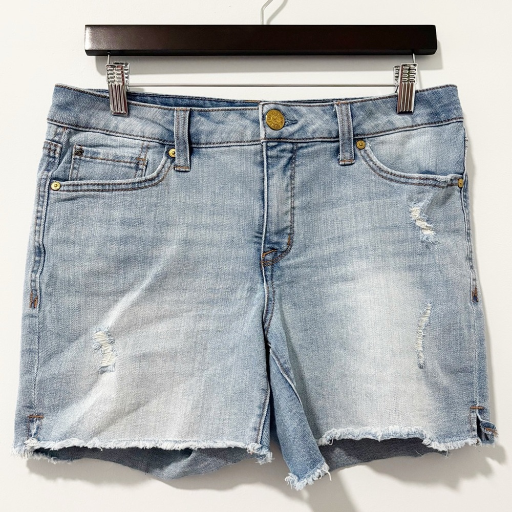 Seven7 Womens Weekend Blue Jean Shorts‎ Classic Denim Size 6